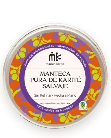 Manteca de Karité Salvaje Bio 100ml Lata