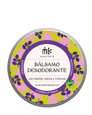 Desodorante con Karite, Salvia y Citricos 30ml