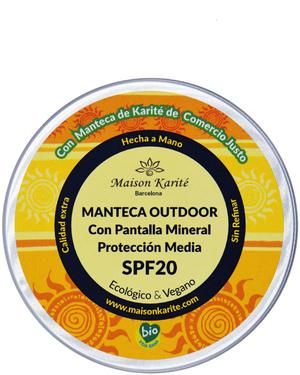 Manteca OutDoor SPF20 pantalla mineral 100ml Lata
